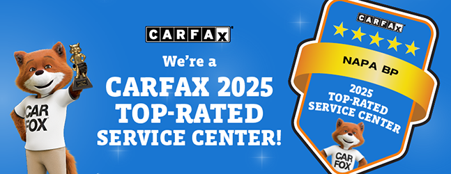 CarFax 2025 Top-Rated Service Center | Napa BP